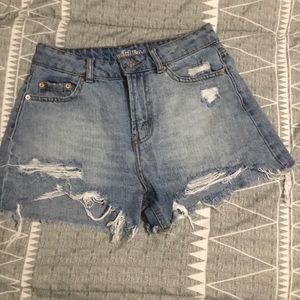 Light Denim Shorts